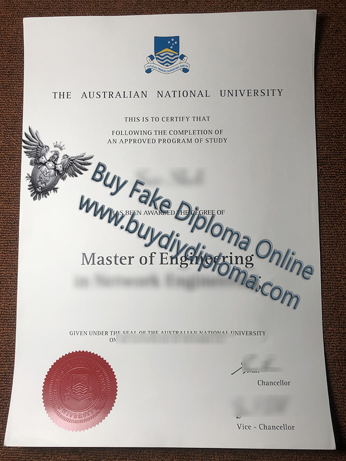 Australian National University Credentials