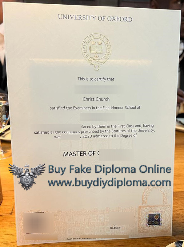 Christ Church, Oxford Qualification