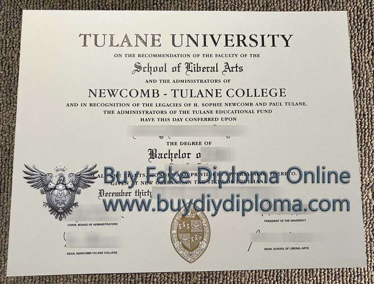 Tulane University Credentials