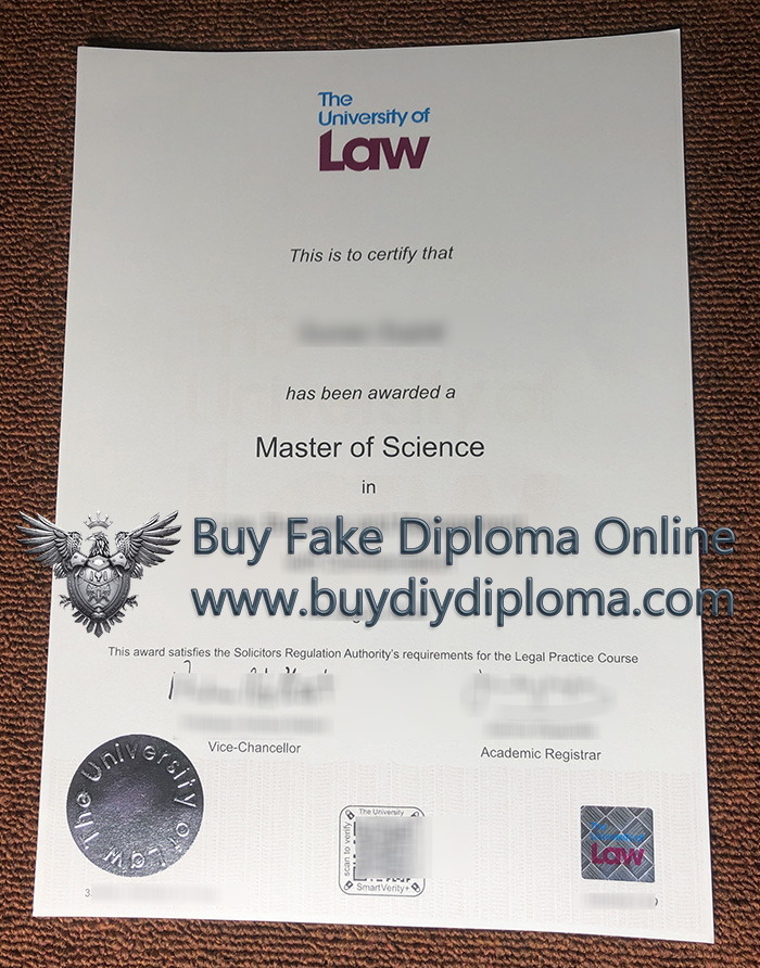 University of Law Master of Science Qualification
