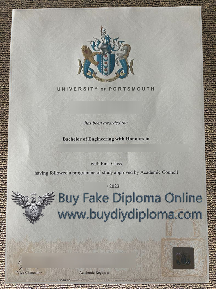 University of Portsmouth Qualification