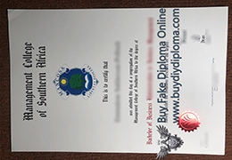 Management College of Southern Africa Credentials