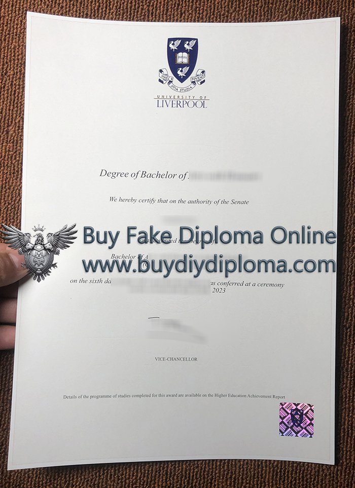 University of Liverpool Qualification