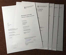 Hochschule Reutlingen Credentials with Academic record sample