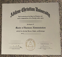 Abilene Christian University Credentials