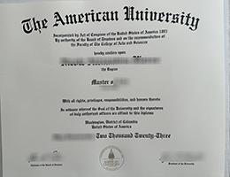 American University Qualification sample