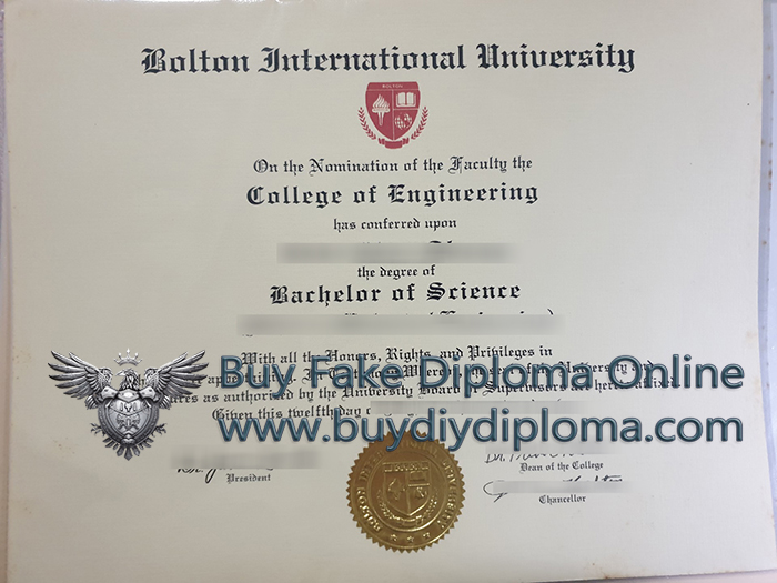 Bolton International University Credentials