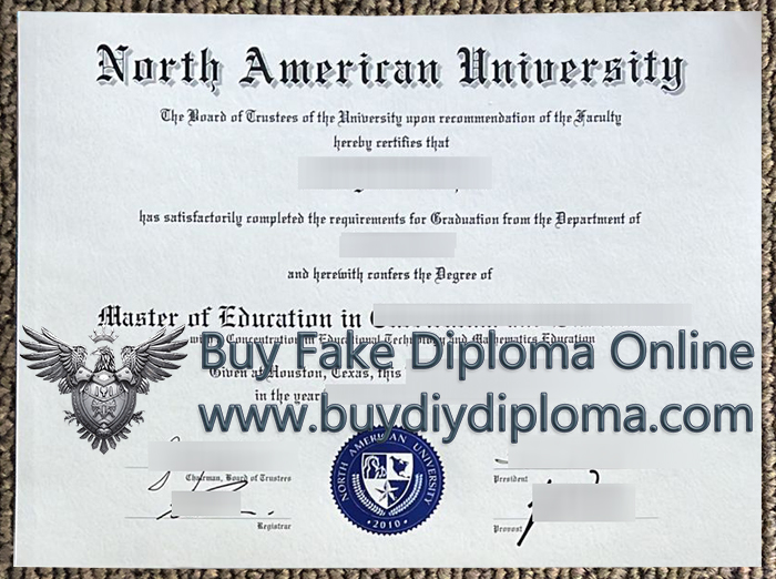 North American University Credentials