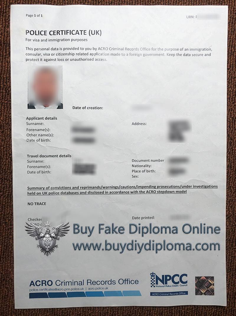 Police Credentials UK