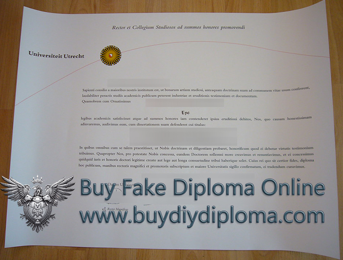 Universiteit Utrecht Credentials