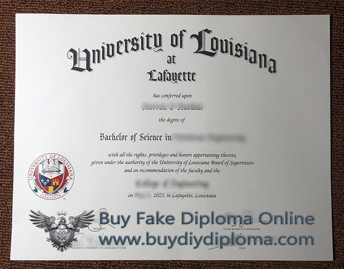 University of Louisiana at Lafayette Credentials University of Louisiana at Lafayette Credentials