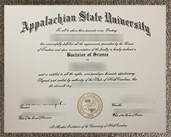 Appalachian State University Credentials