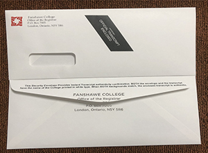 Fanshawe College Academic record Envelope
