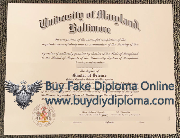University of Maryland, Baltimore Credentials