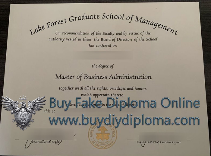 Lake Forest Graduate School of Management Credentials