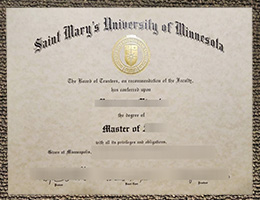 Saint Mary's University of Minnesota Credentials