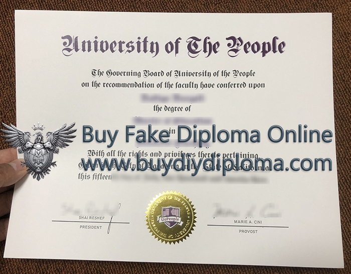 University Of The People Credentials
