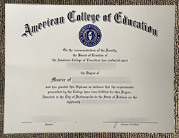 American College of Education Credentials Credentials