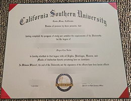 California Southern University Qualification sample