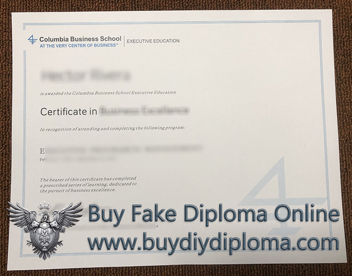 Columbia Business School Credentials Columbia Business School Credentials