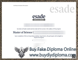 ESADE Business School Credentials Credentials