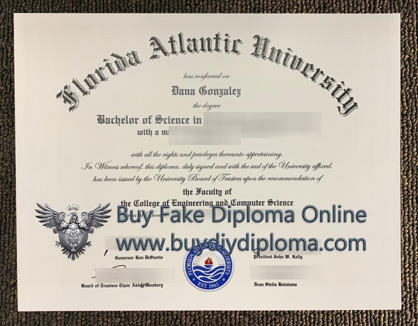 Florida Atlantic University Credentials
