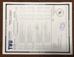 Thames Valley University Academic record sample