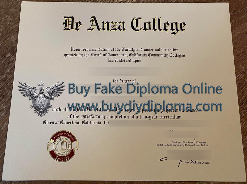 De Anza College Credentials De Anza College Credentials