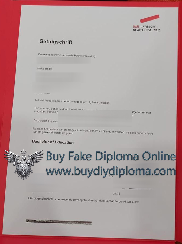 HAN University of Applied Sciences Credentials HAN University of Applied Sciences Credentials