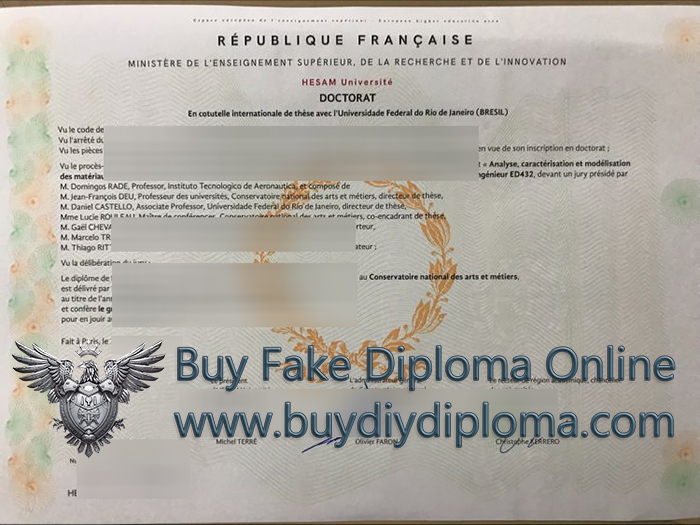 Hesam Université Qualification Credentials