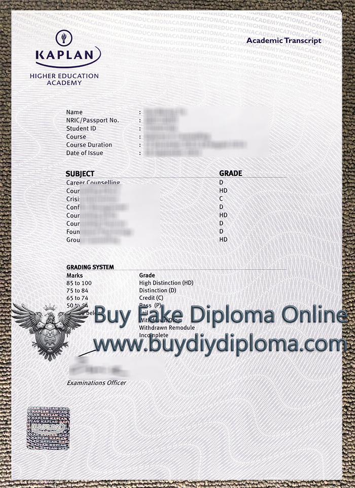 Kaplan Academic record Kaplan Academic record