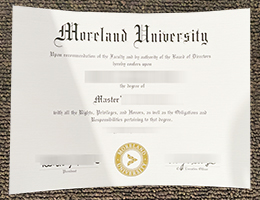 Moreland University Qualification Credentials