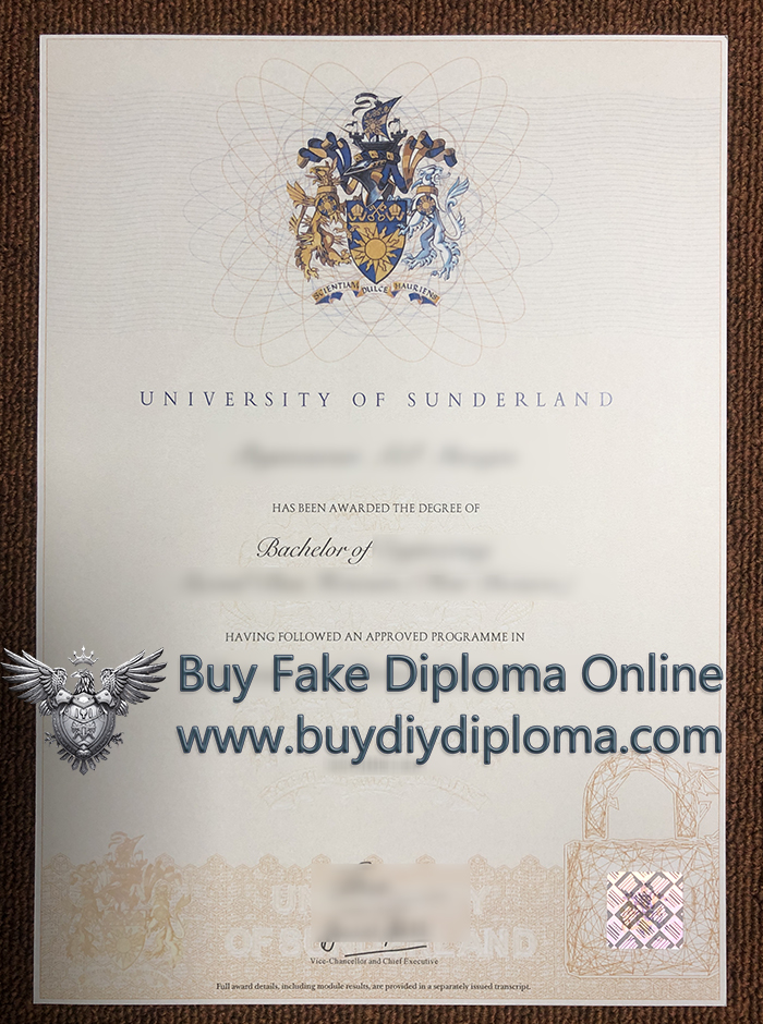 University of Sunderland Qualification