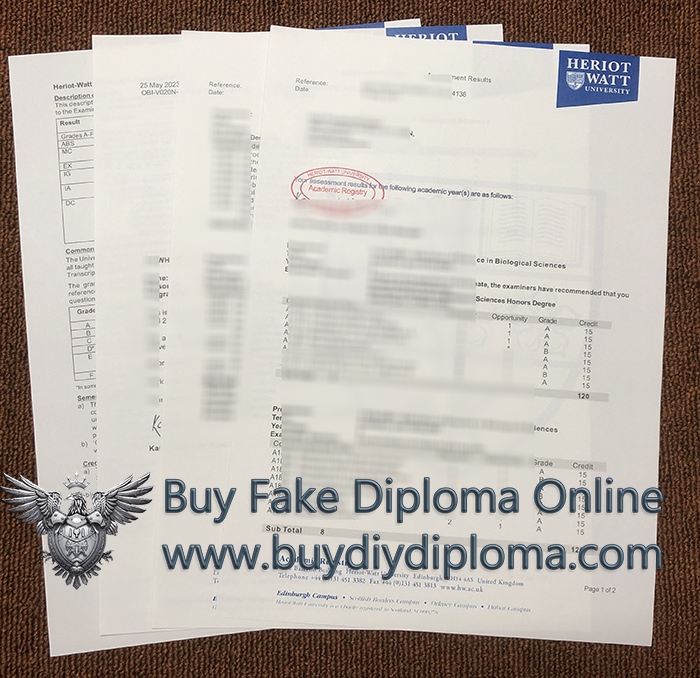 Heriot-Watt University Academic record