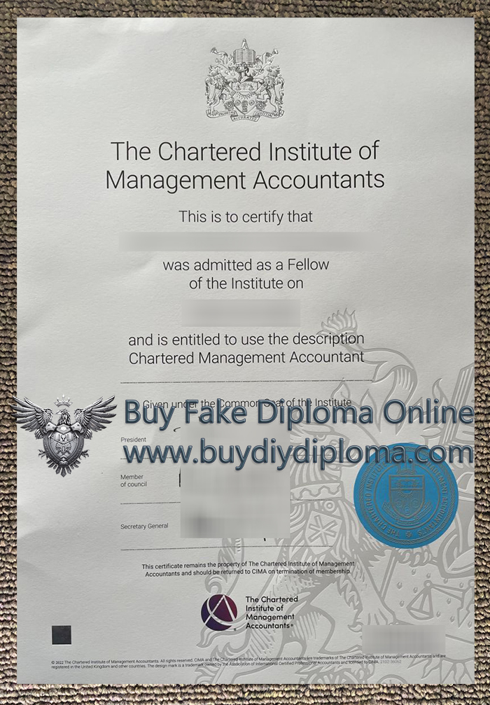 CIMA Accountant Credentials
