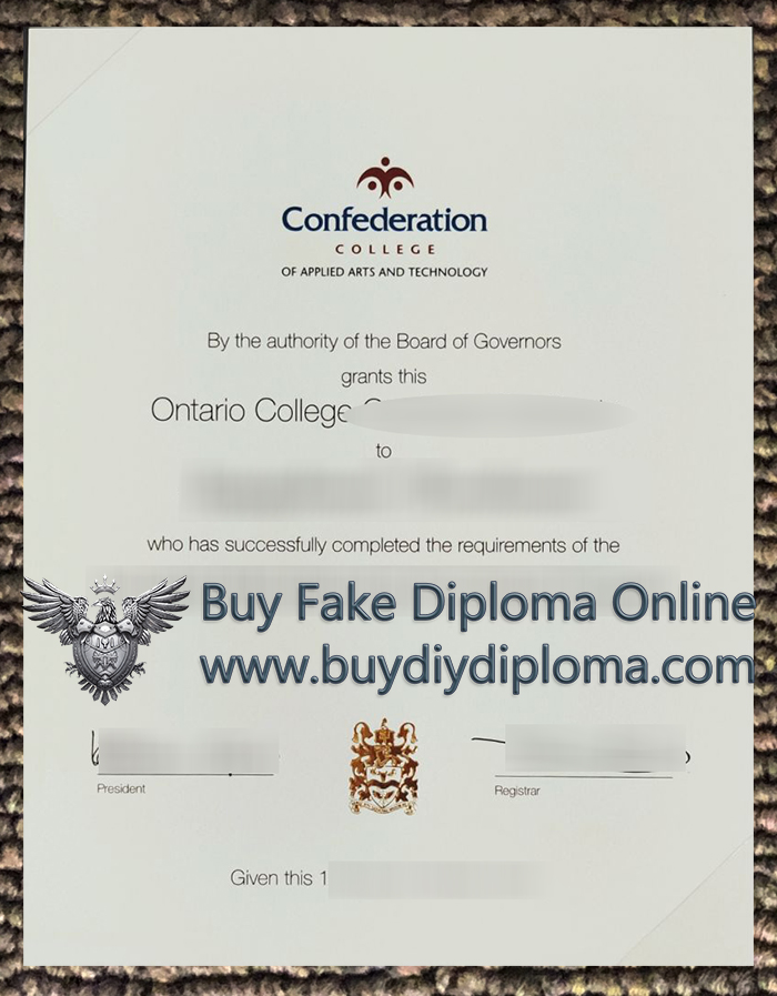 Confederation College Credentials