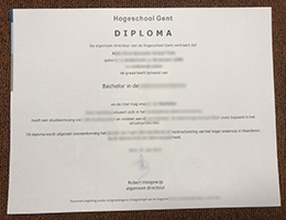 Hogeschool Gent Credentials