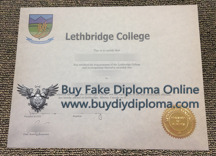 Lethbridge College Credentials