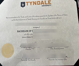 Tyndale University Qualification Credentials