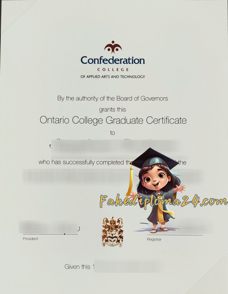 Confederation College Graduate Credentials