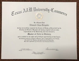Texas A&M University–Commerce Credentials Credentials