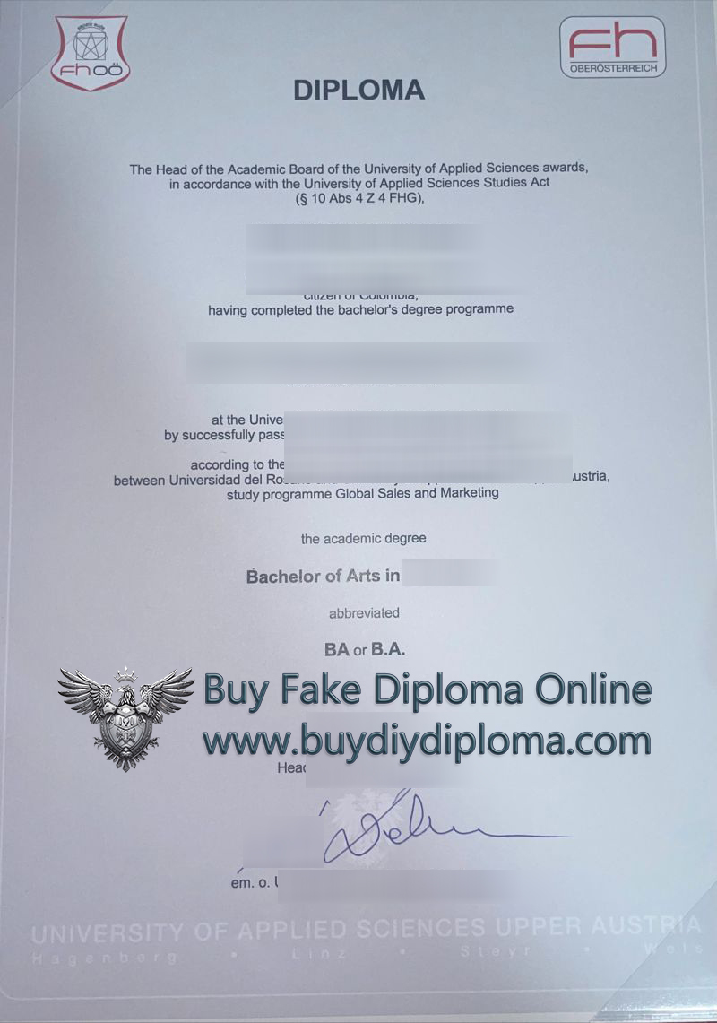 University of Applied Sciences Upper Austria Qualification