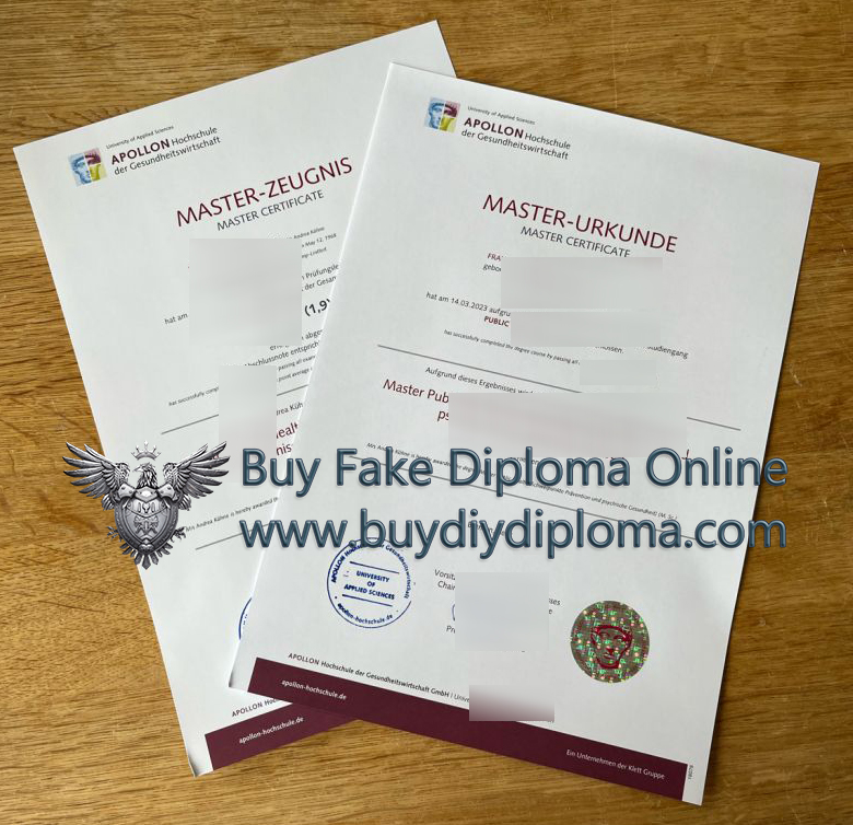 Apollon Hochschule der Gesundheitswirtschaft Credentials and Academic record