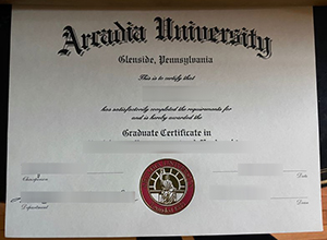 Arcadia University Qualification Credentials