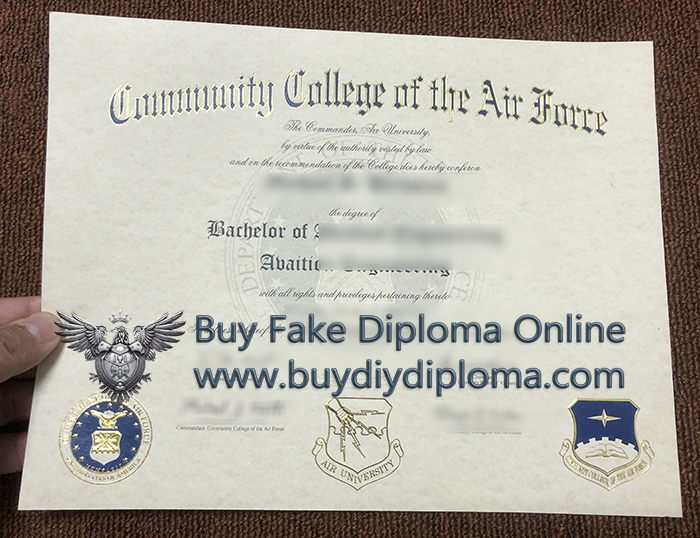 Community College of the Air Force Credentials