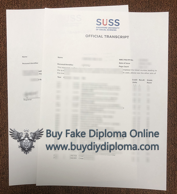 SUSS Academic record