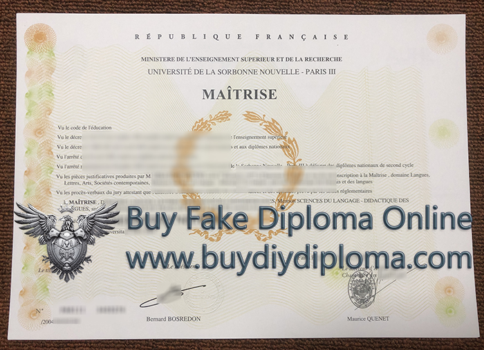 Université Sorbonne Nouvelle – Paris 3 Credentials Université Sorbonne Nouvelle – Paris 3 Credentials