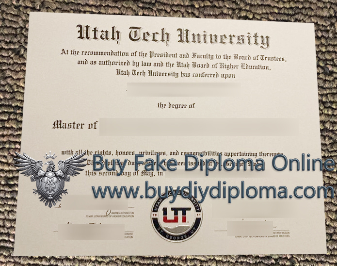 Utah Tech University Credentials