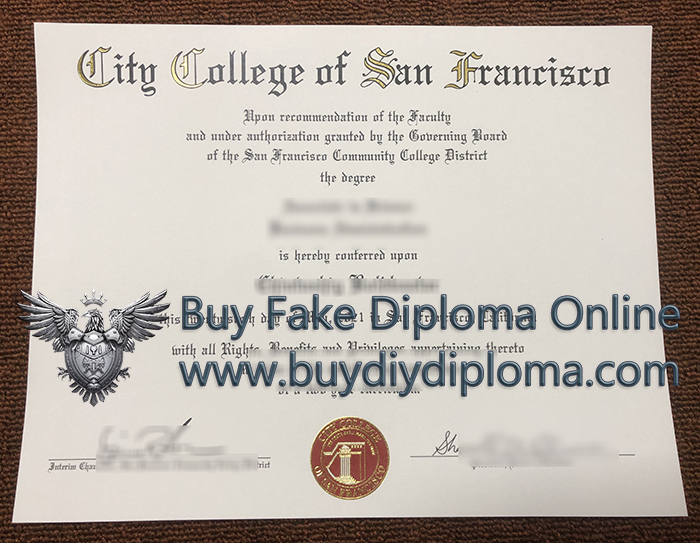 CCSF Credentials sample