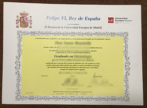 Universidad Europea de Madrid Credentials